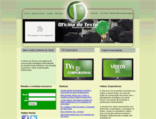 Tablet Screenshot of oficinadotexto.com.br